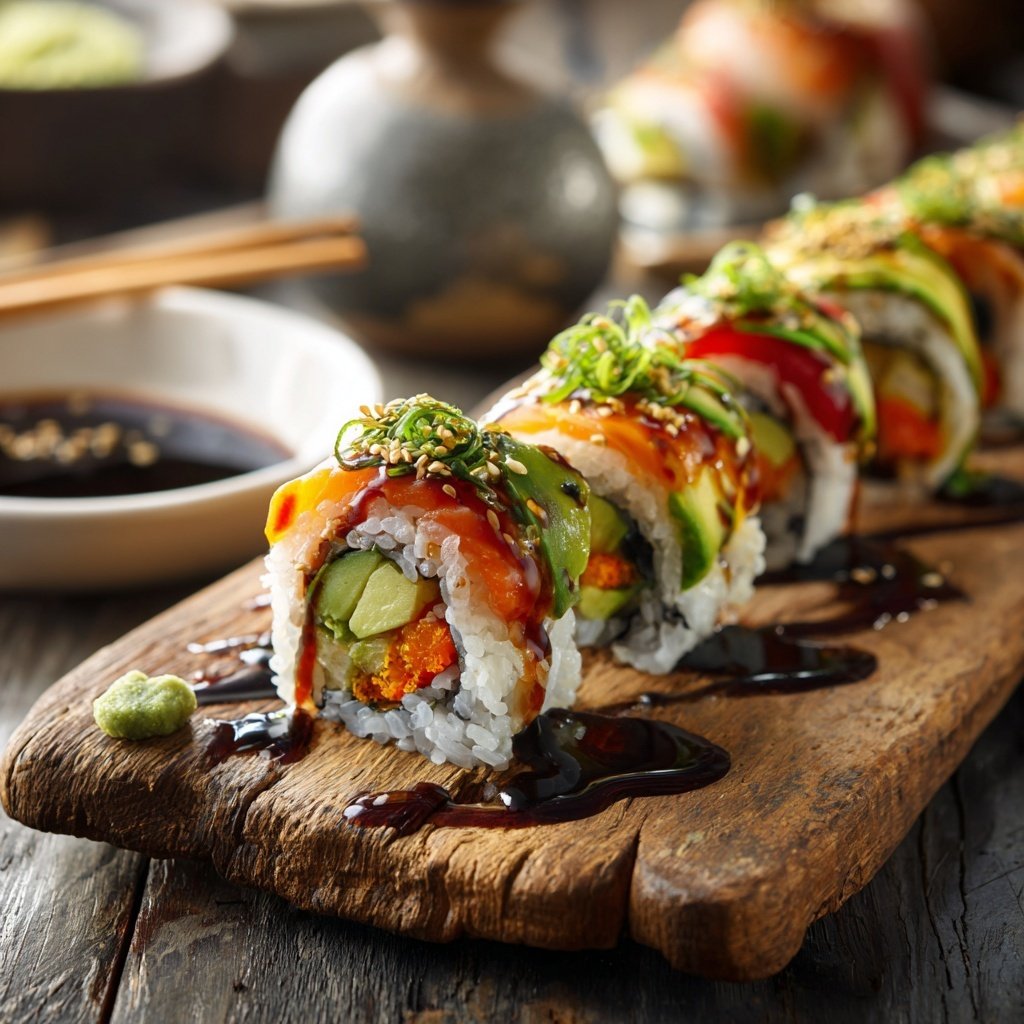 Global Japanese Sushi Rolls