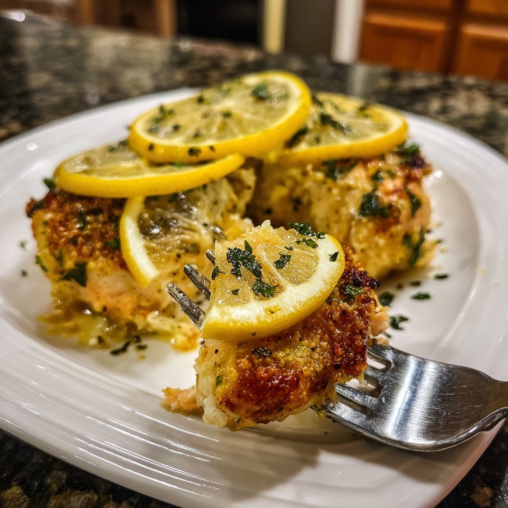Lemon Baked Salmon Bites