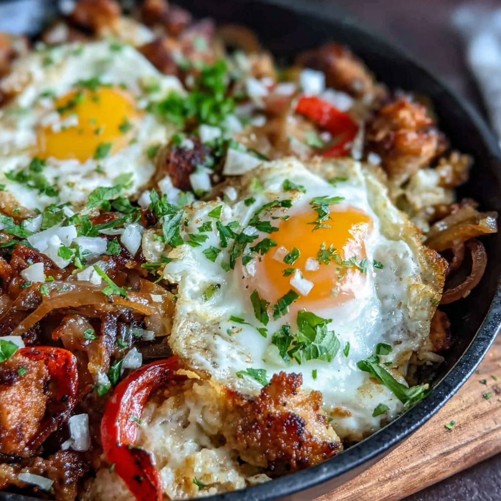 Breakfast Skillet with Turkey