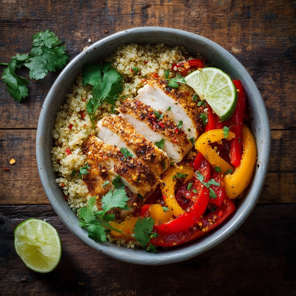 Healthy Quinoa Chicken Bowl