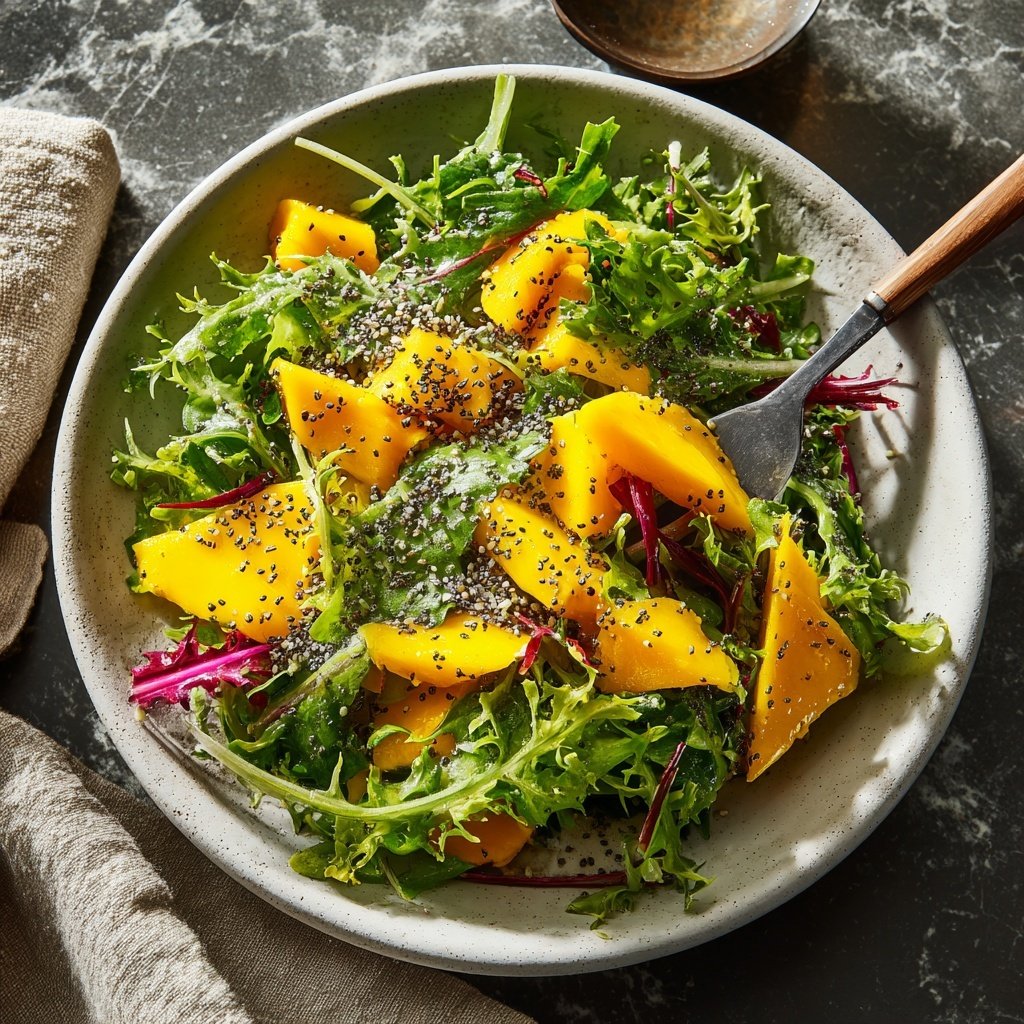 Bright Mango Poppy Seed Salad