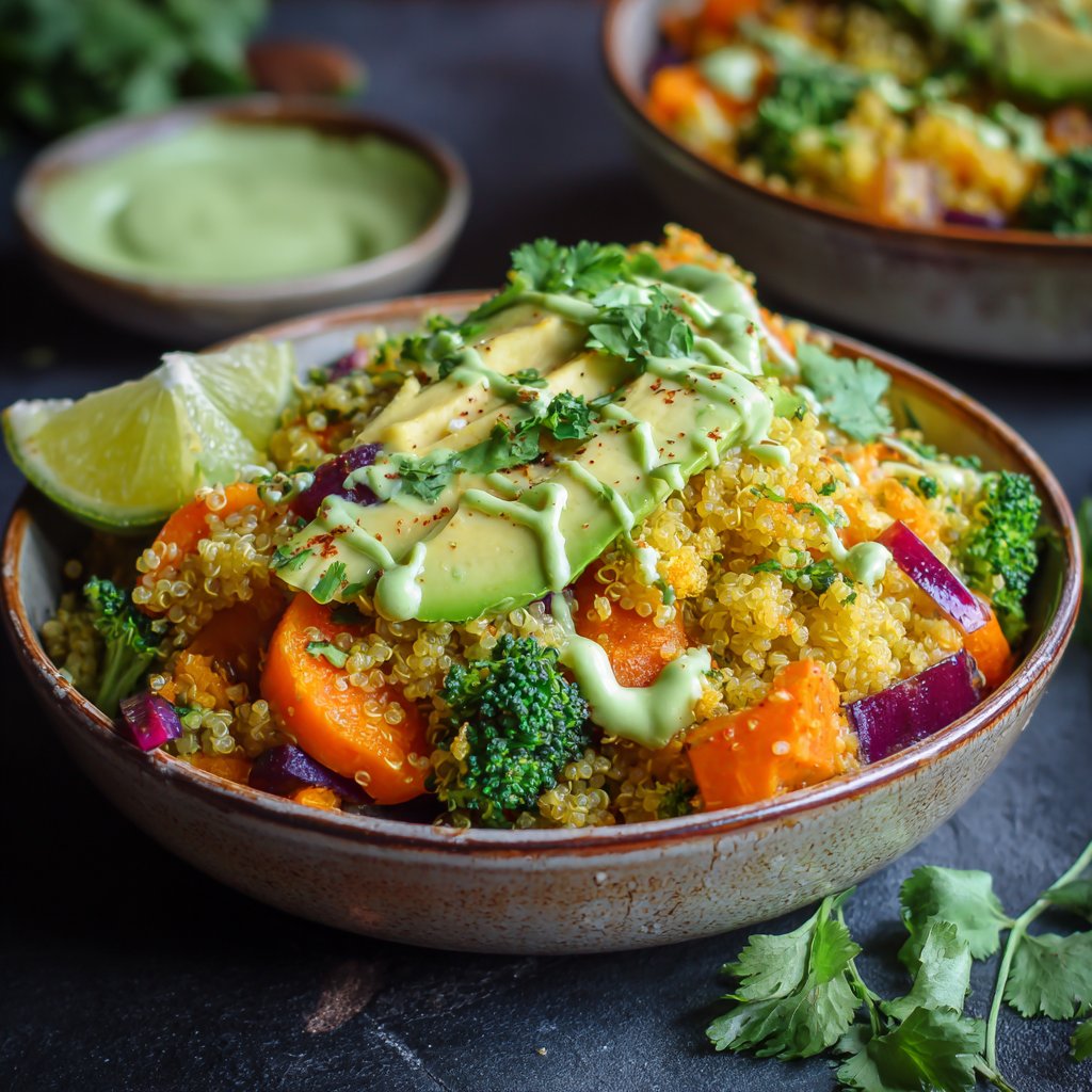 Quick Quinoa Veggie Bowls