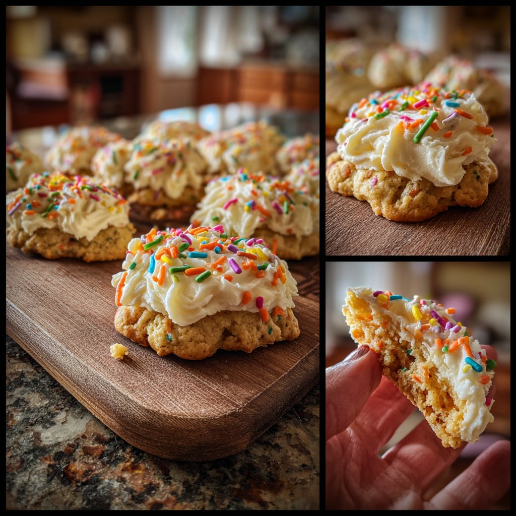 Carrot Cake Spring Cookies