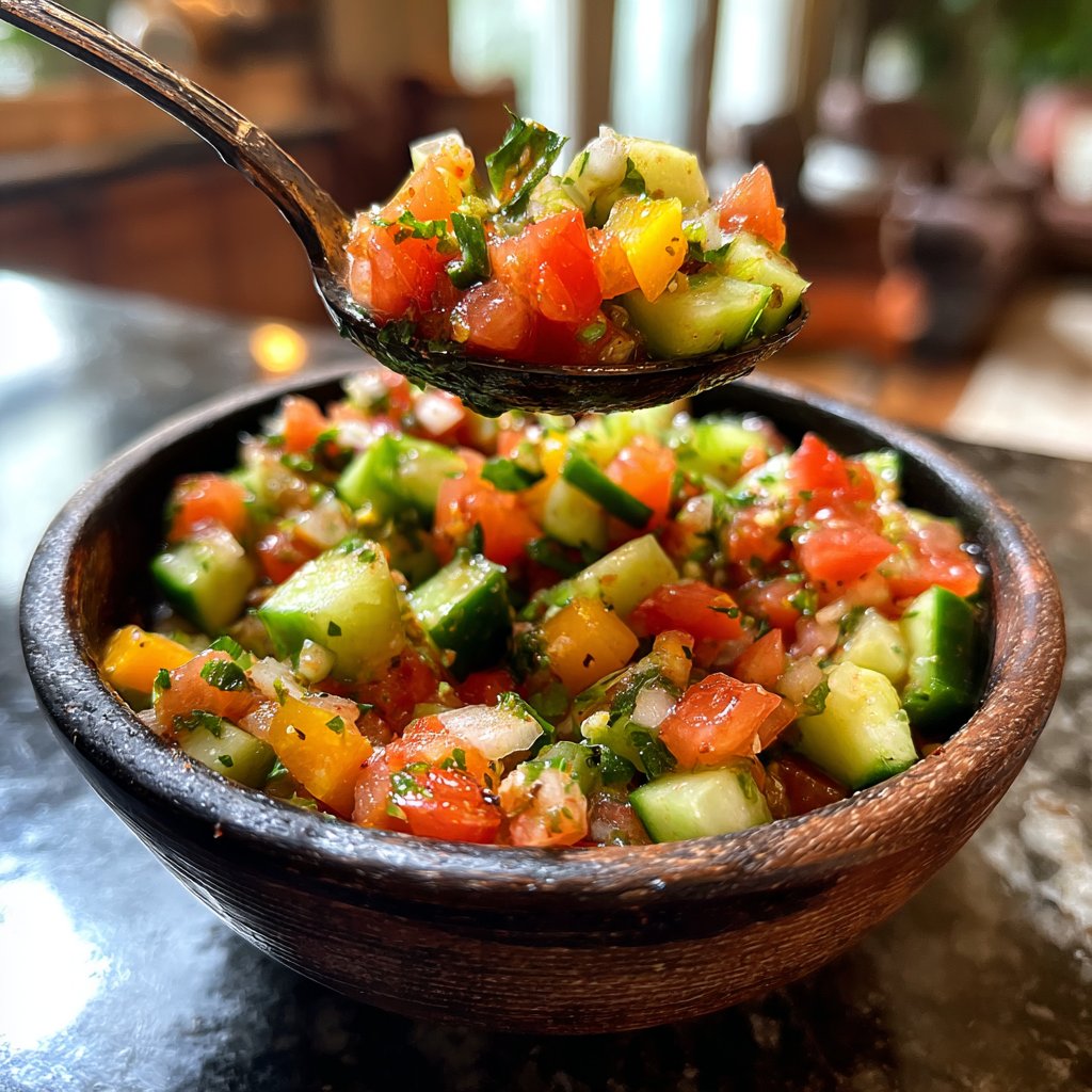 Cucumber Salsa with Lime