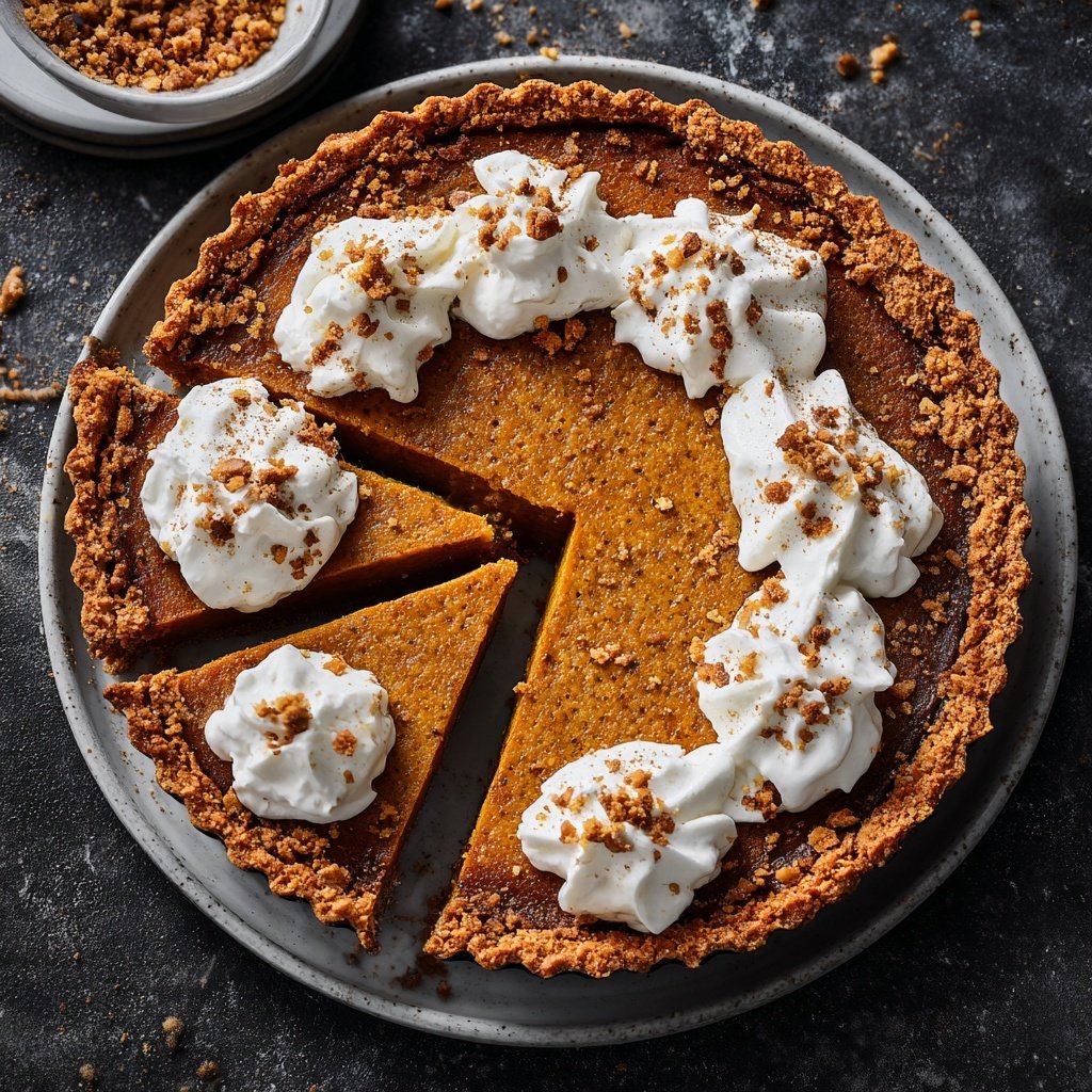 Festive Spiced Pumpkin Pie