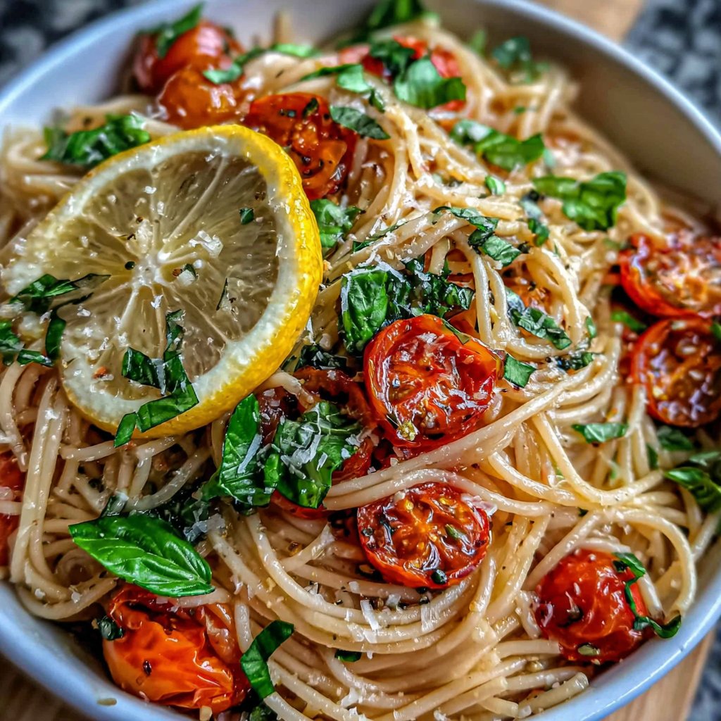 Lemon Basil Spring Brunch Pasta